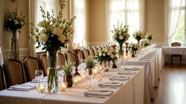 Décoration mariage blanc et or : conseils pour une ambiance élégante et intemporelle