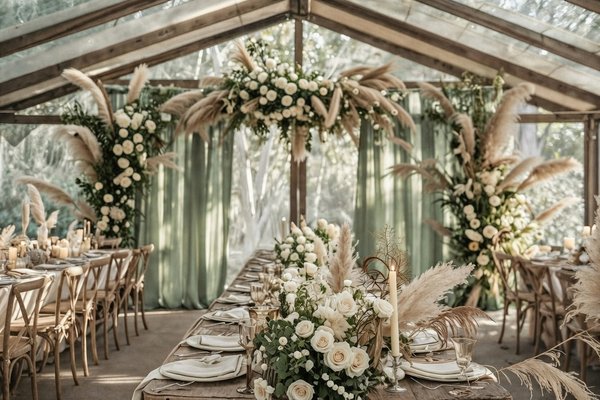 Décoration mariage pampa : idées tendances pour un style bohème et naturel